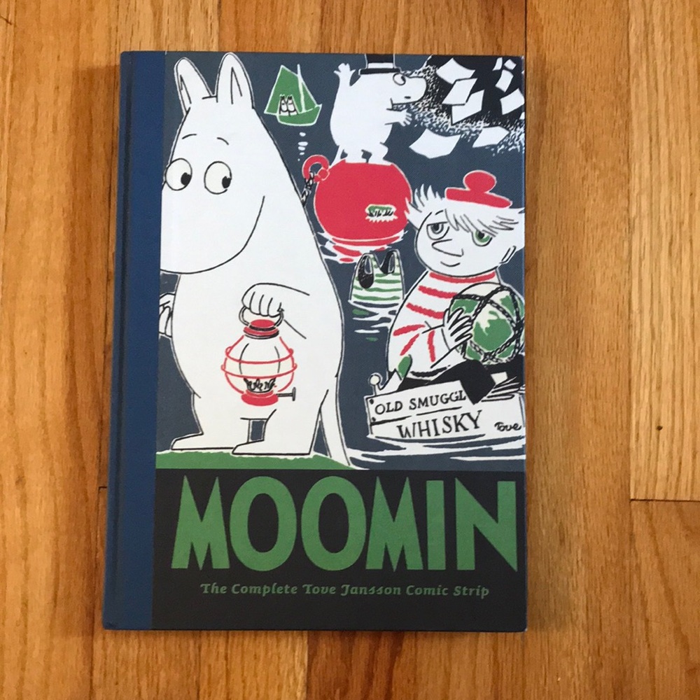 The Complete Tove Jansson Comic Strip Hardcover Book - Navy/Green